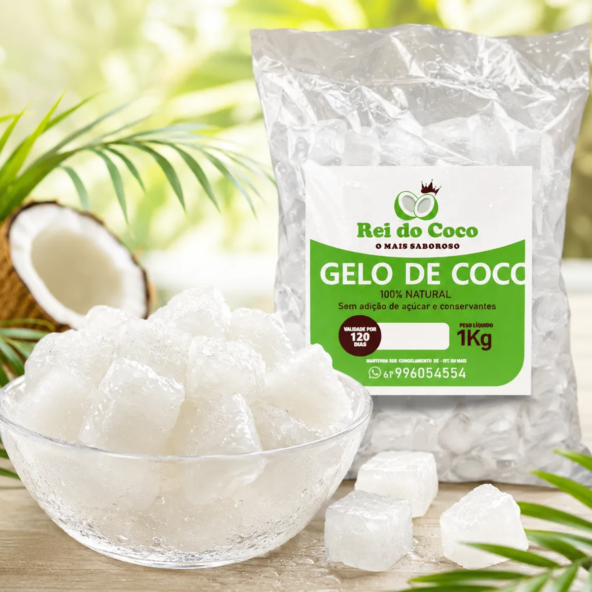Gelo de coco 1kg